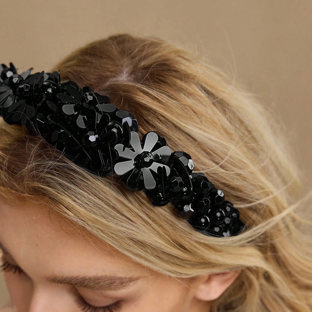 Olivienne Arion Black Headband