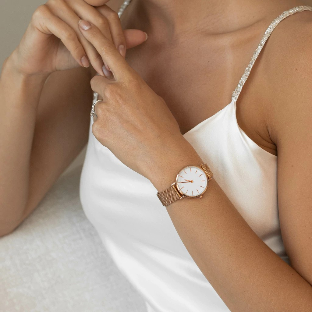 Ravelle Axis Rose Gold Watch