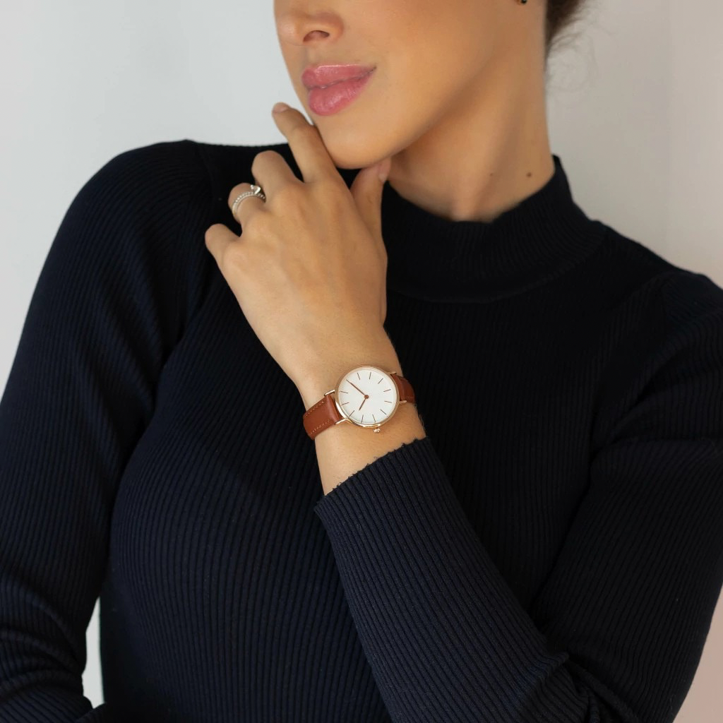 Graviel Tempo Brown Watch