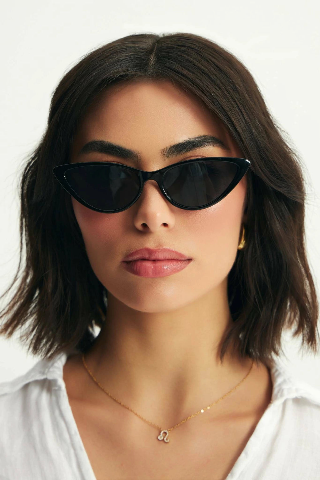 Oryssa Cat Black Sunglasses