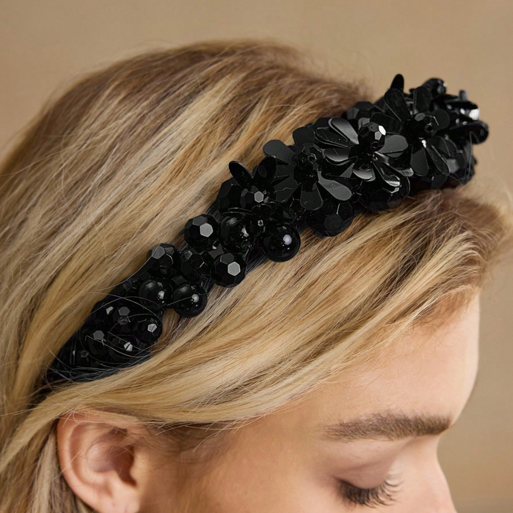 Olivienne Arion Black Headband