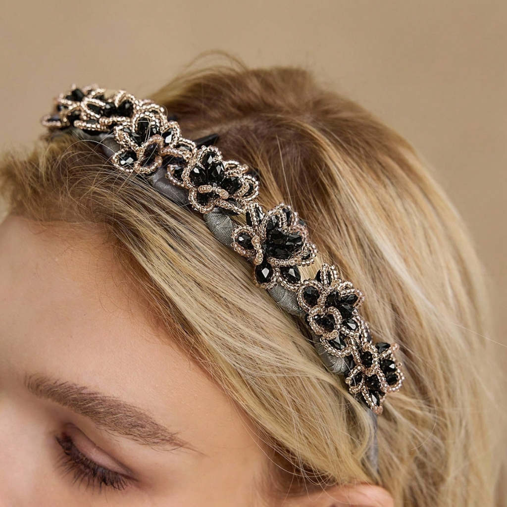 Halvessa Zeyra Black Headband