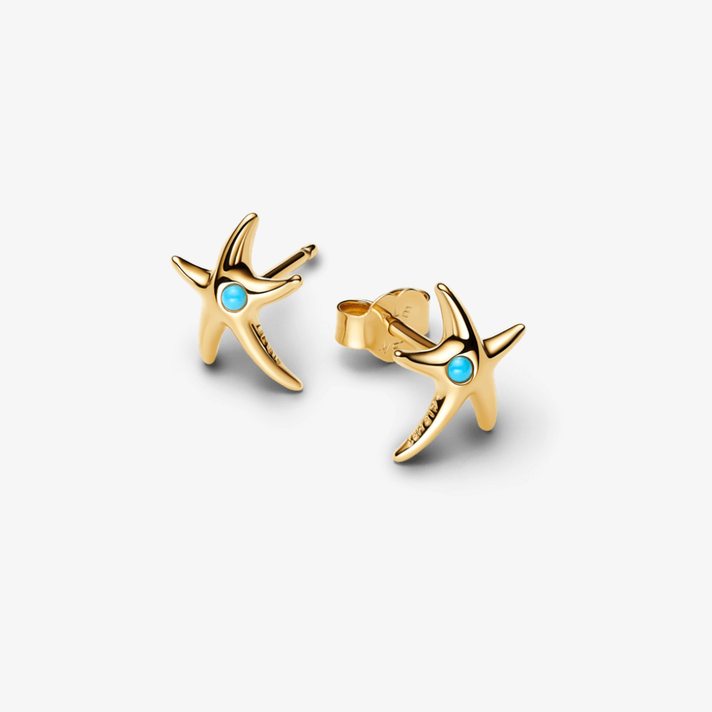 Starfish Classic Gold Earrings