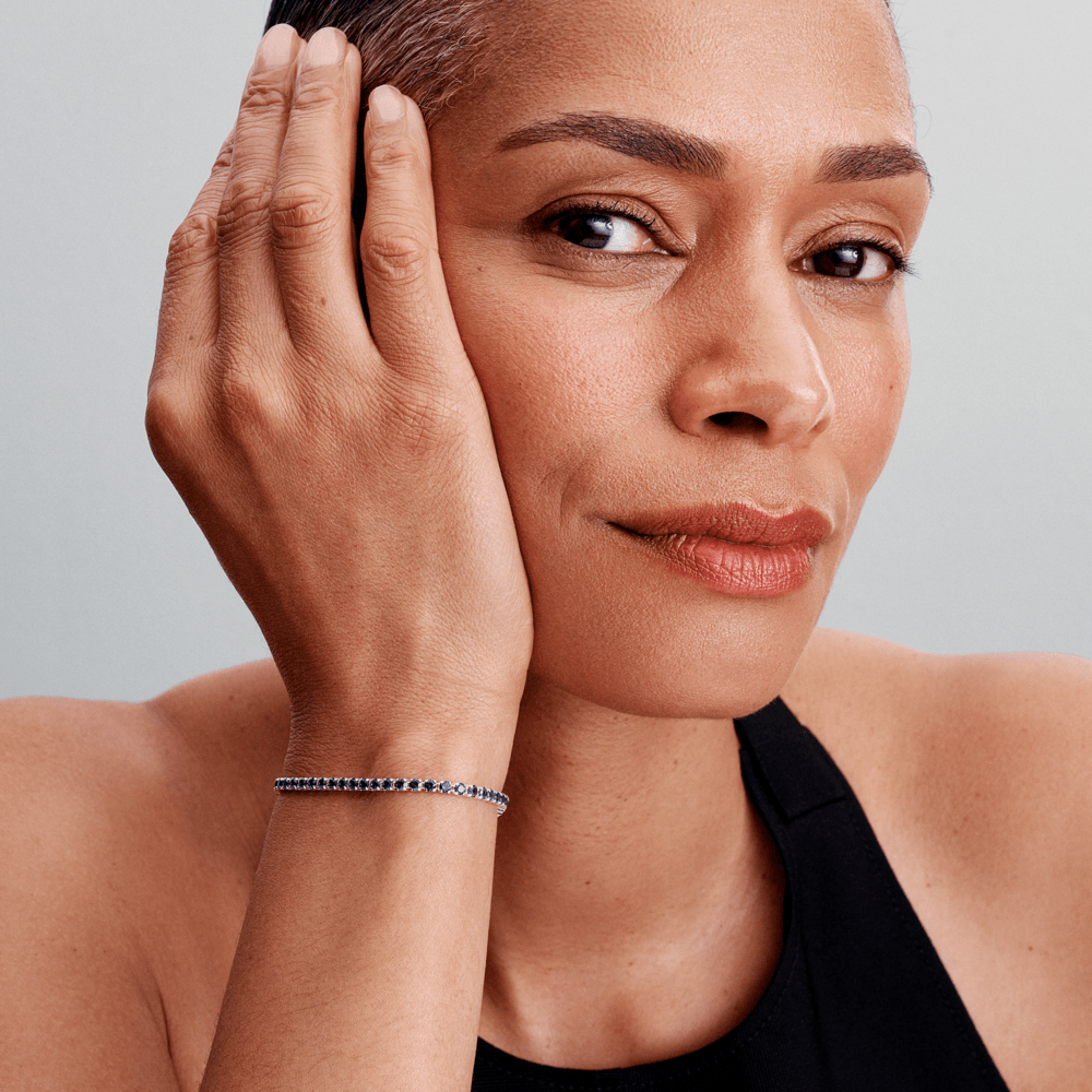 Mavira Frame Blue Bracelet