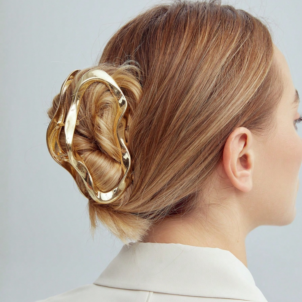 Tavienne Quiren Gold Claw Clip