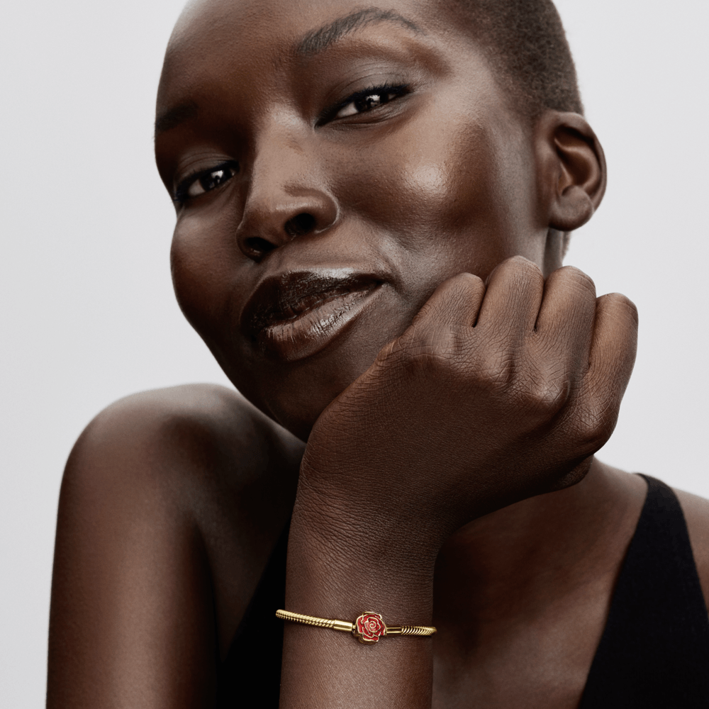 Halvien Axis Flower Red Bracelet