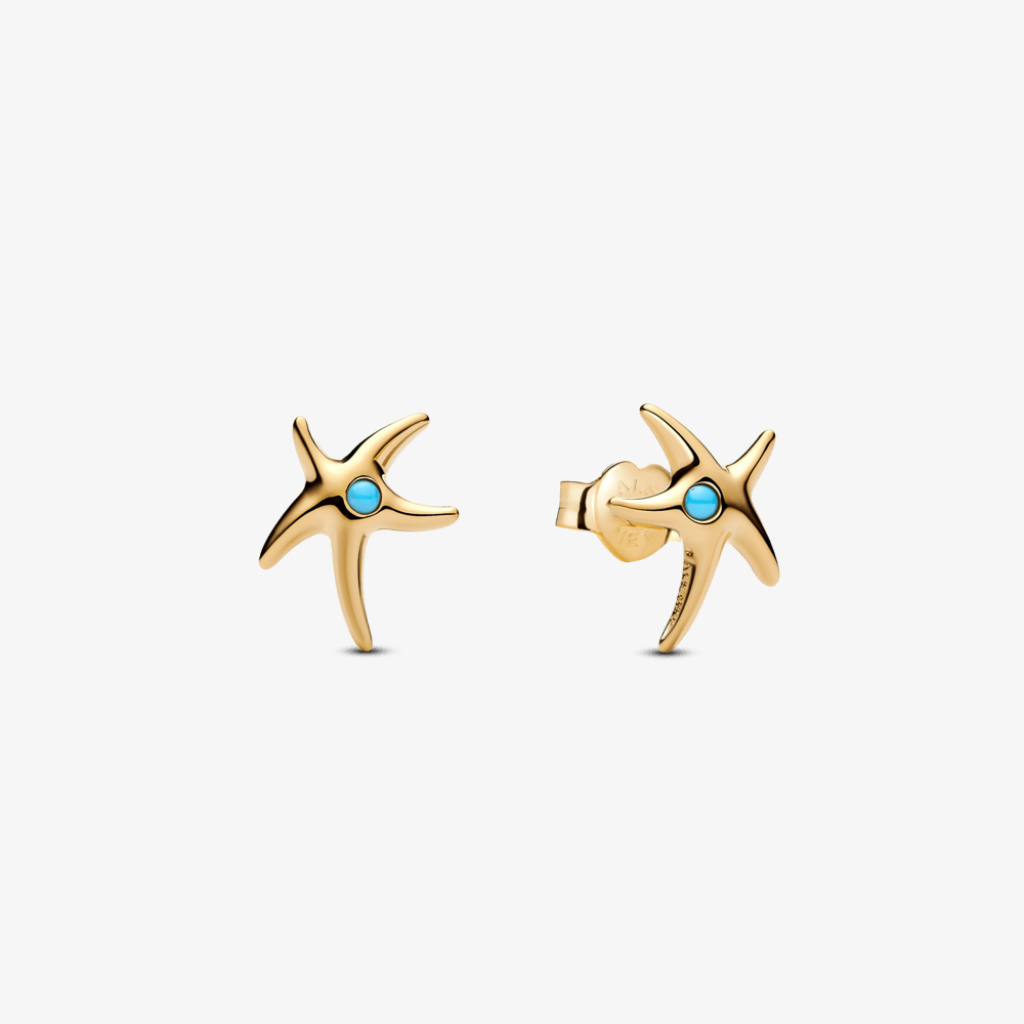 Starfish Classic Gold Earrings