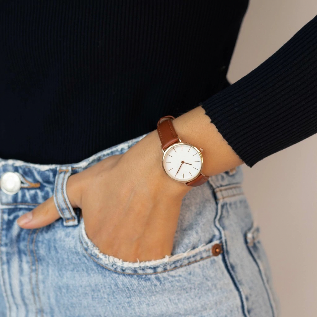 Graviel Tempo Brown Watch