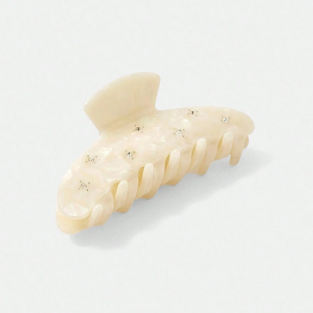Evarin Ravine White Claw Clip