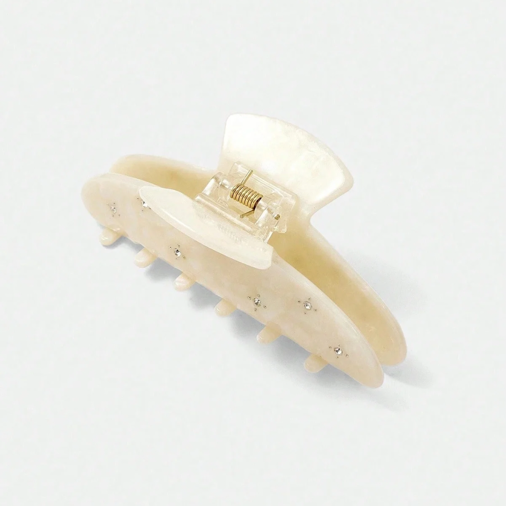 Evarin Ravine White Claw Clip