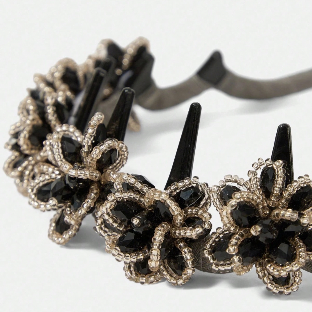 Halvessa Zeyra Black Headband