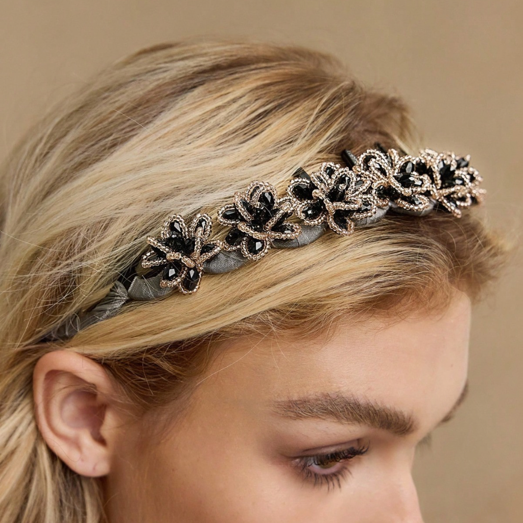 Halvessa Zeyra Black Headband