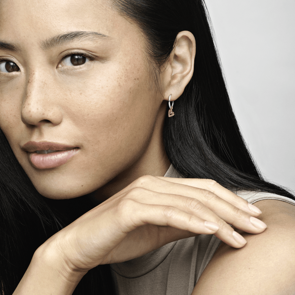 Serene Grace Rose Gold Earrings