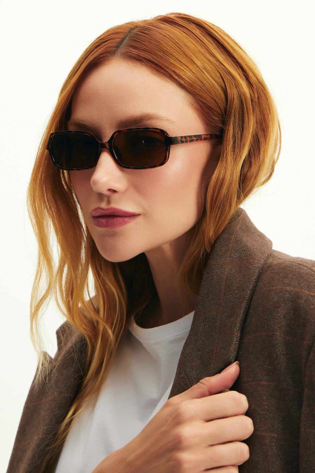 Ibiza Rectangular Tortoise Sunglasses