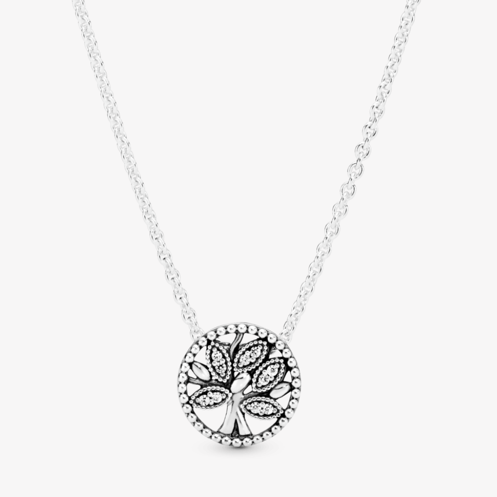 Elandra Poise  Silver Necklace