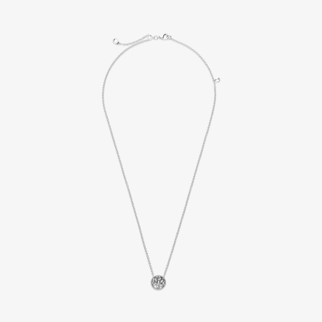 Elandra Poise  Silver Necklace
