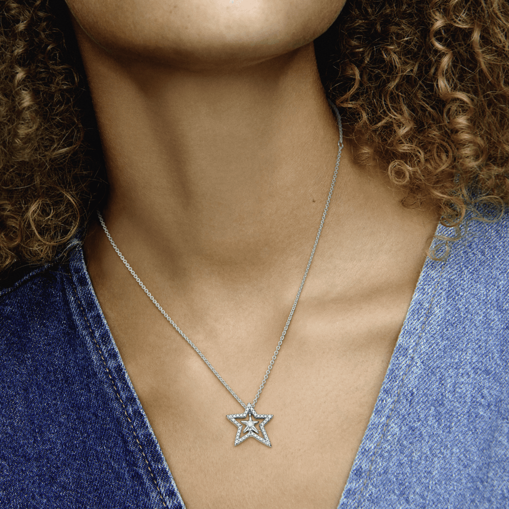 Calverra Grace Silver Necklace