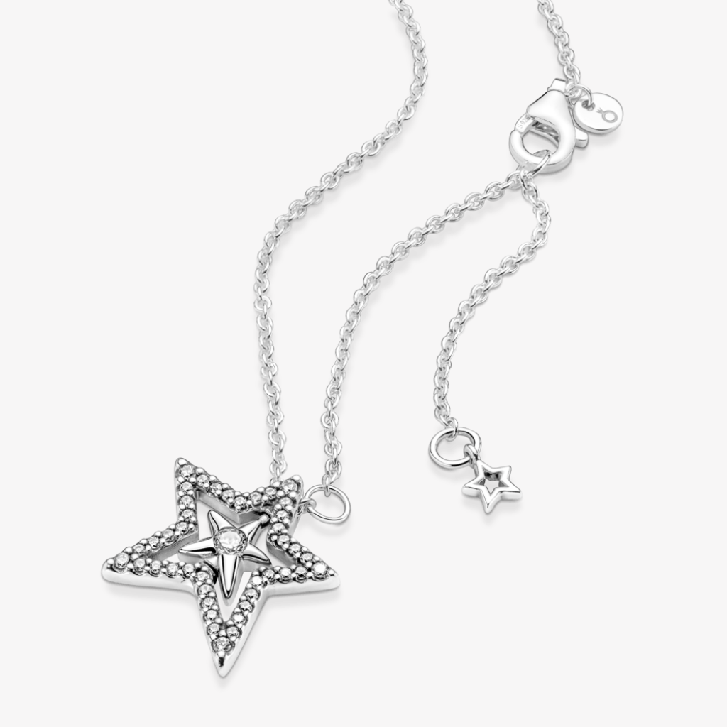 Calverra Grace Silver Necklace