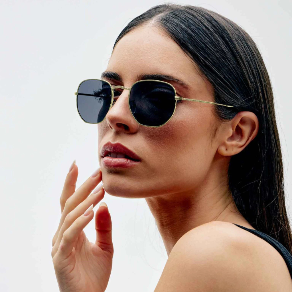 Gravine Aura Gold Sunglasses