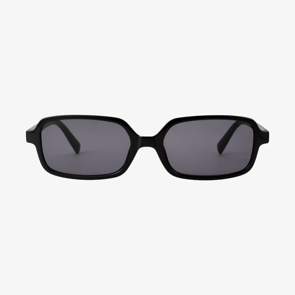 Pheora Signature Rectangle Black Sunglasses