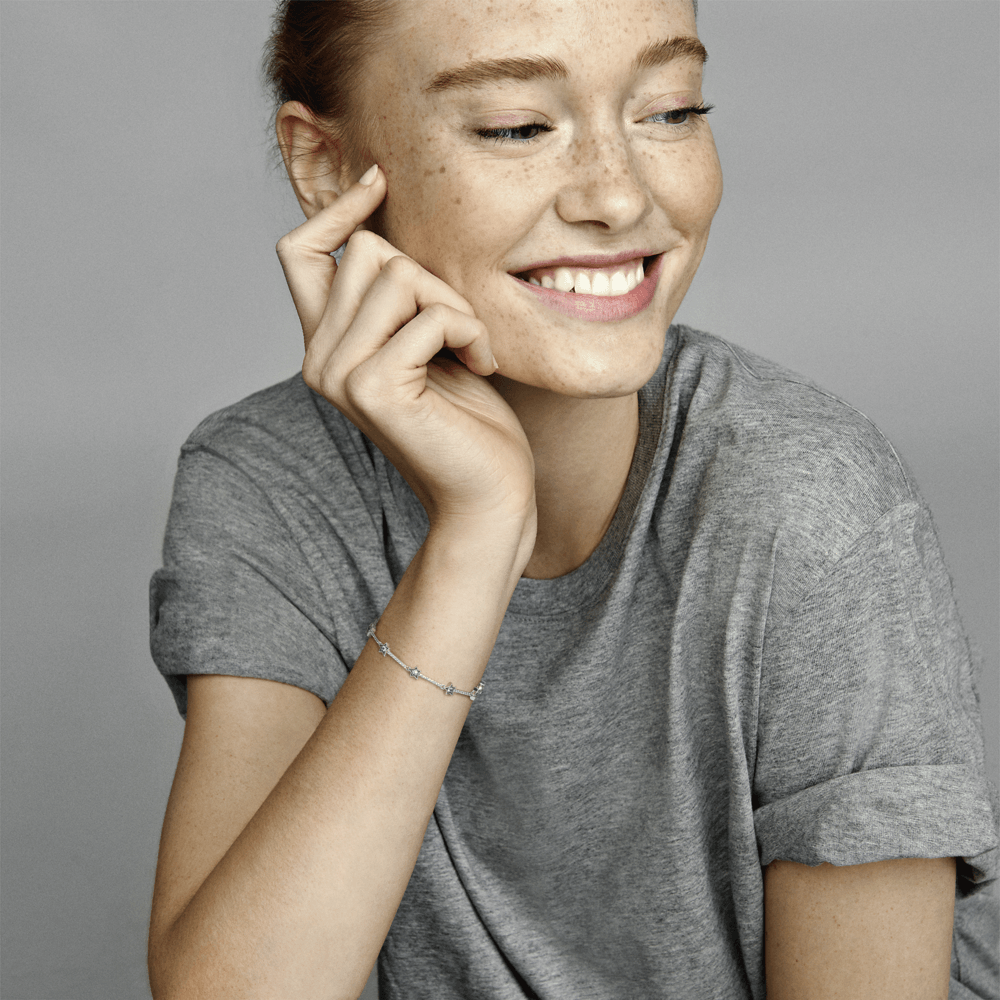 Lunare Trace Silver Bracelet