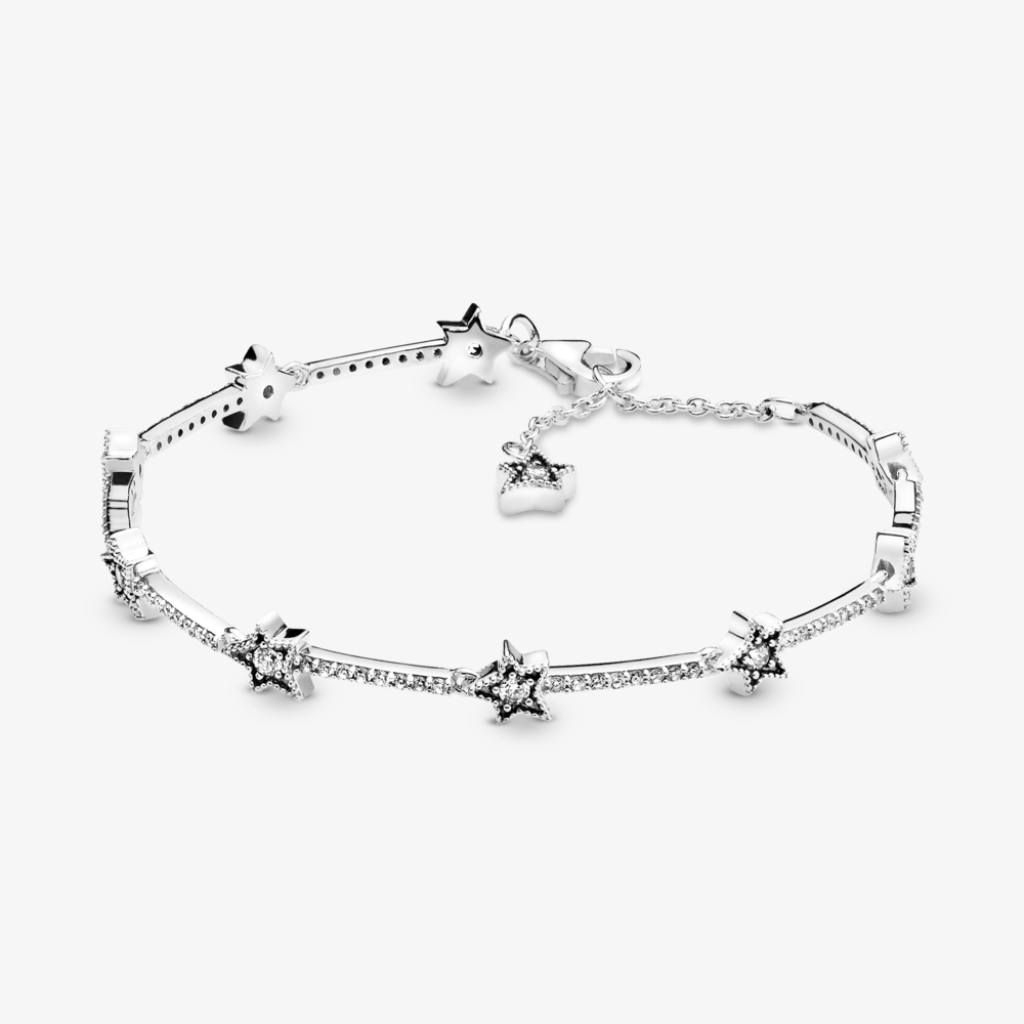 Lunare Trace Silver Bracelet